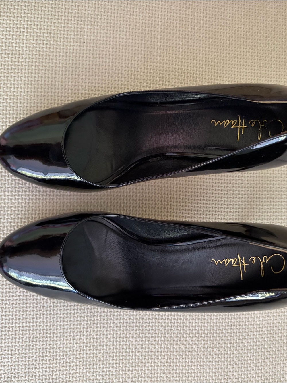 Cole Haan Black Patent Leather Classic Pumps